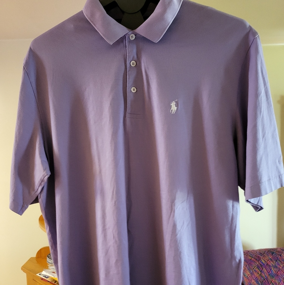 Polo Golf Ralph Lauren Purple Polo Shirt Large